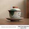 Traditional Chinese Ceramic Gaiwan Tea Bowl