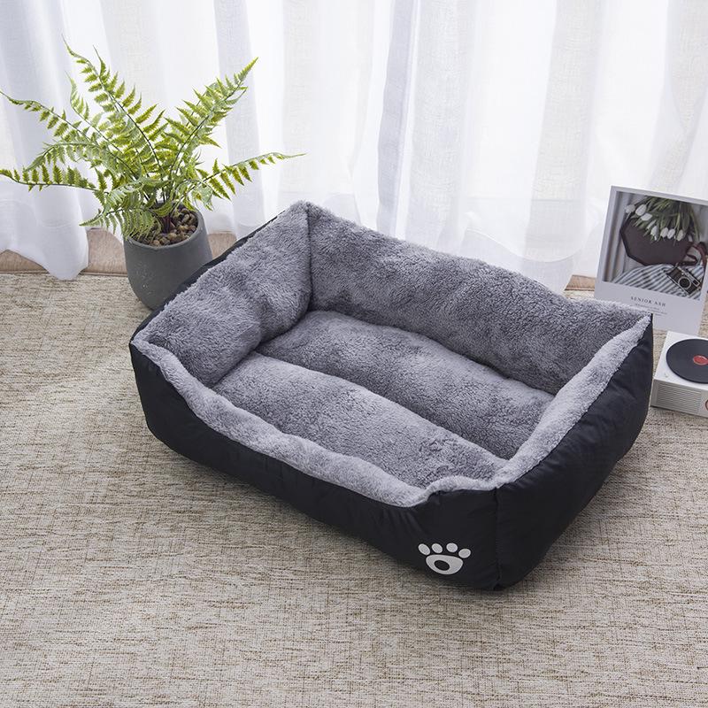 Winter Warm Pet Nest: Colorful Bed for Cats, Dogs, & Rabbits