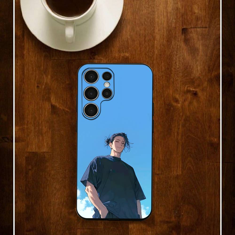 Creativity Suguru G-Geto Silicone Case For Samsung S25 24 23 22 21 20 Plus Ultra 5G Lite Shockproof Cover