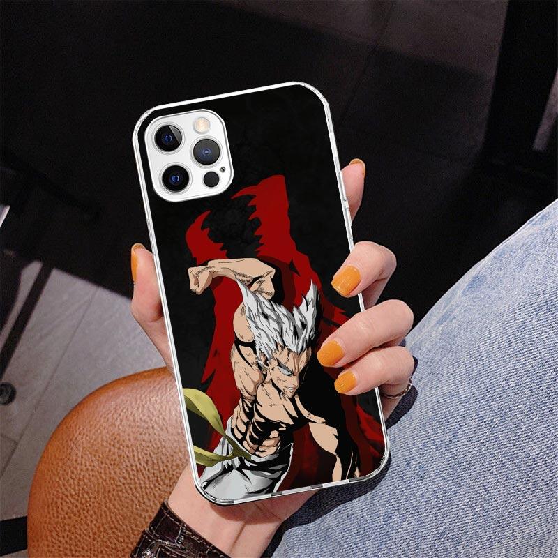 One P-Punch-Man Garou Phone Case For iPhone 17 Air 16 Pro Max 16E 15 + 14 Plus 11 12 13 Mini 7 8 SE Gift Print Cover Fundas