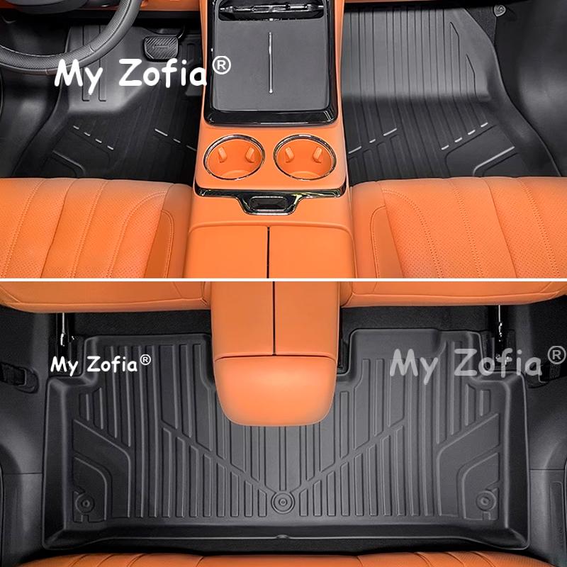 For GAC AION V 2024 2025 Car TPE Floor Mats Cargo Liners All Weather Floor Liners Trunk Mat TPE Heavy Duty Waterproof Pad