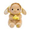 Adorable 8-inch Long-Eared Bunny Plush Toy - Cute Cartoon Carrot Rabbit Doll