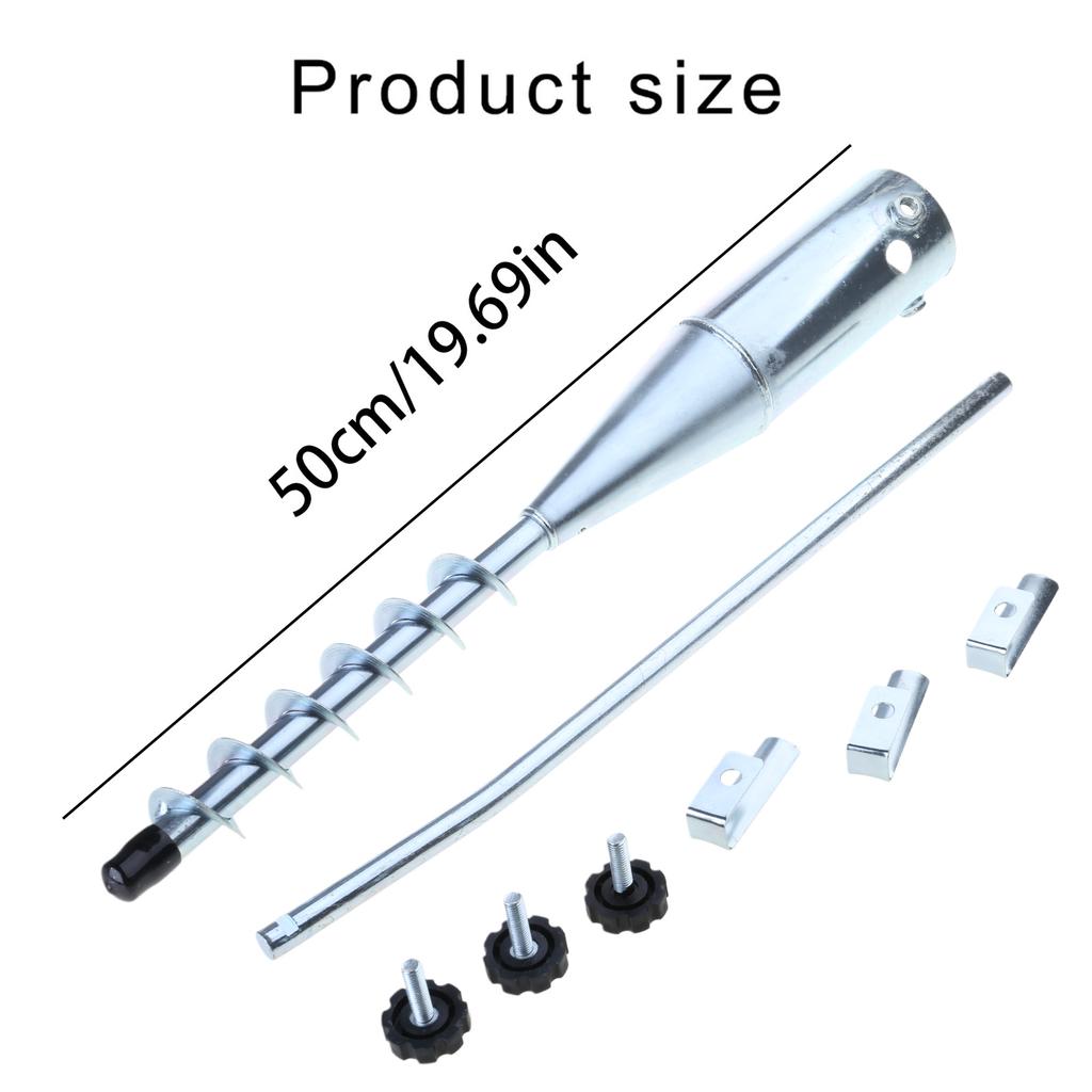 Beach Umbrella Sand Anchor Portable Umbrella Anchor Base Metal Ground Screw for Patio Umbrella Stands & Bases Enduring