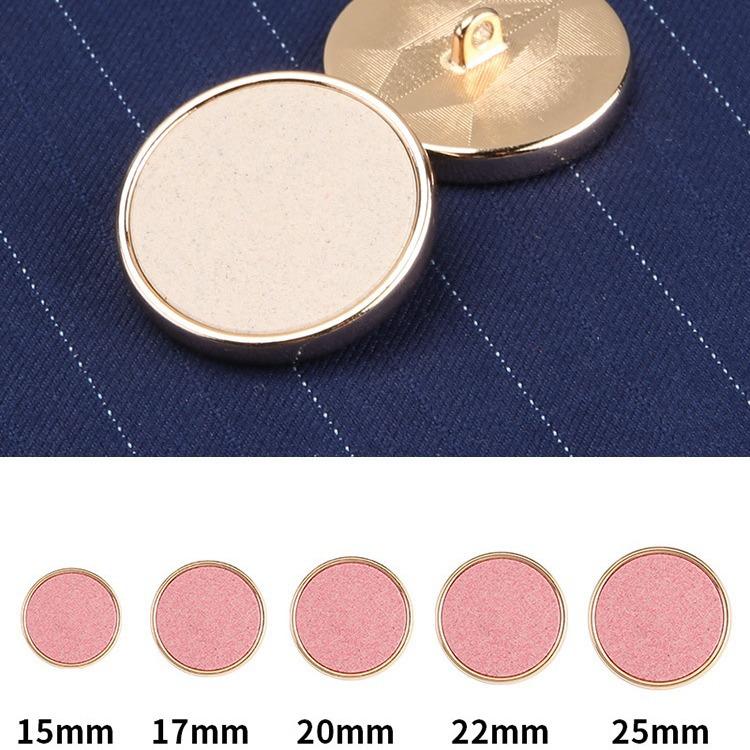 10 stk Flate Metallknapper Herre- og Damesuits, Jakker, Eksklusive Runde Knapper, Ullkåper, Trenchcoats, Knapptilbehør