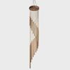 Wooden Rotating Wind Chime with 18 Aluminum Tubes for Home Decoration and Gifts