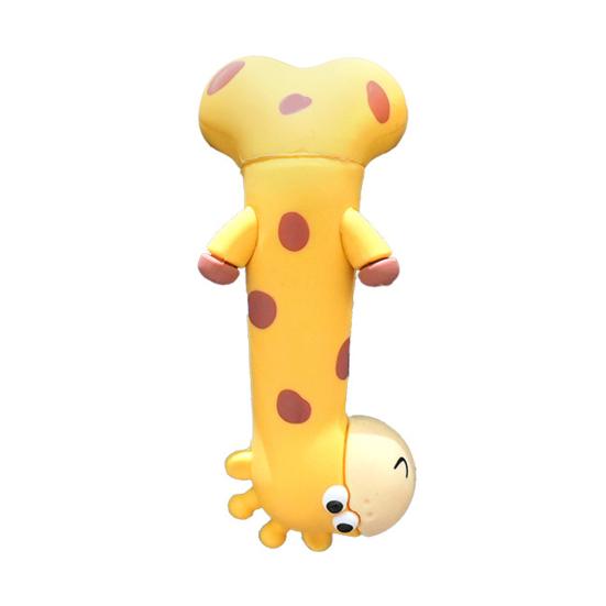 

1/4 шт. Мультяшная фигурка жирафа, украшение для монитора компьютера, лежащая свинья, статуэтка утки, скульптура животного, украшение для дома, офиса, приборной панели автомобиля A