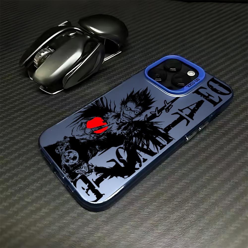 Anime Death Note Phone Case For iPhone 17 Air 16 E 15 14 13 12 11 Pro Max Plus Mini SE2020 2022 Anti Fall Matte Back Cover