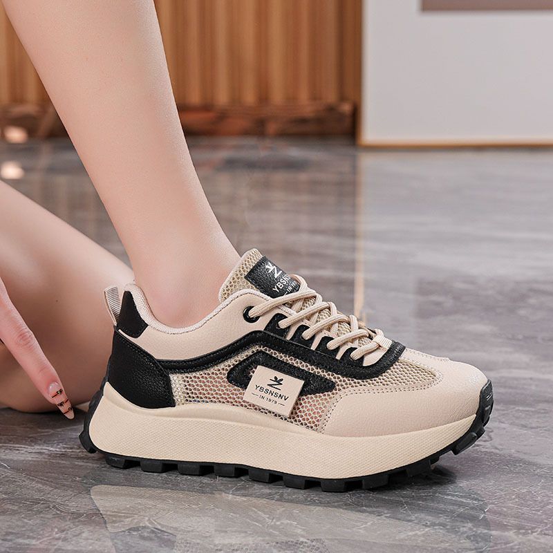 Mesh Dad Shoes Women's Summer Thick-soled Non-slip Versatile Casual Shoes Breathable Casual Sneakers