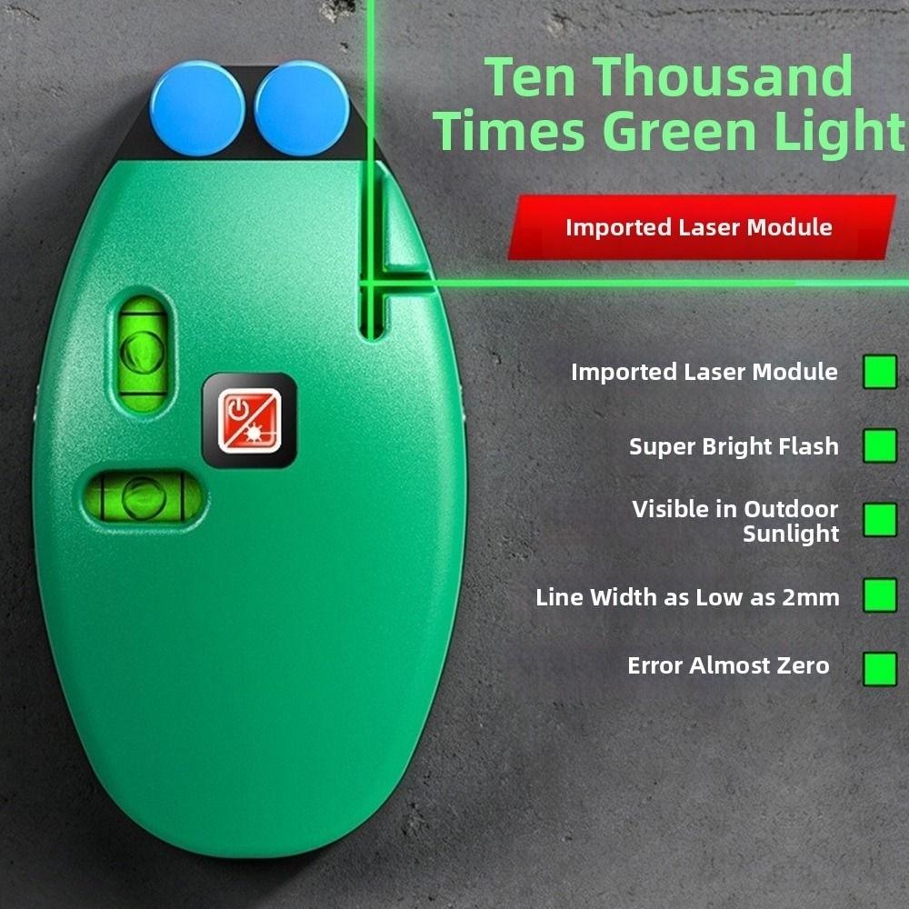 High Accuracy Infrared Line Laser 90 Degree Angle Right Angle Bubble Level  Leveling Tool