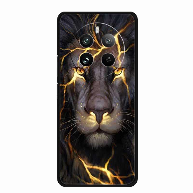 For Realme 12 4G 5G Case 12 Pro + Wolf Lion Silicone Cover For Oppo Realme 12 5G Phone Cases Soft TPU Fundas For Realme 12 Plus