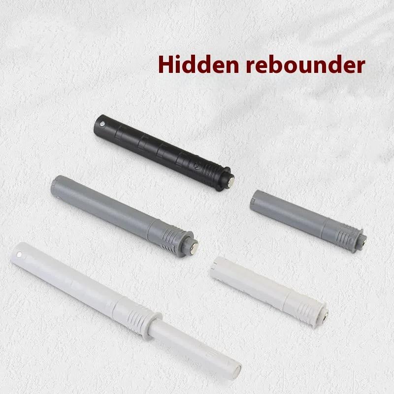 5Pcs Hidden Soft Quiet Close Closer Concealed Cabinet Rebounder Kitchen Cupboard Dampers Buffers Drawer Furniture Door Stopper