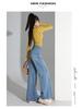 Spicy Girl Petite High-Waisted Micro-Flare Jeans - Spring 2026 Arrival: Loose, Slimming, Non-Clingy Women's Pants