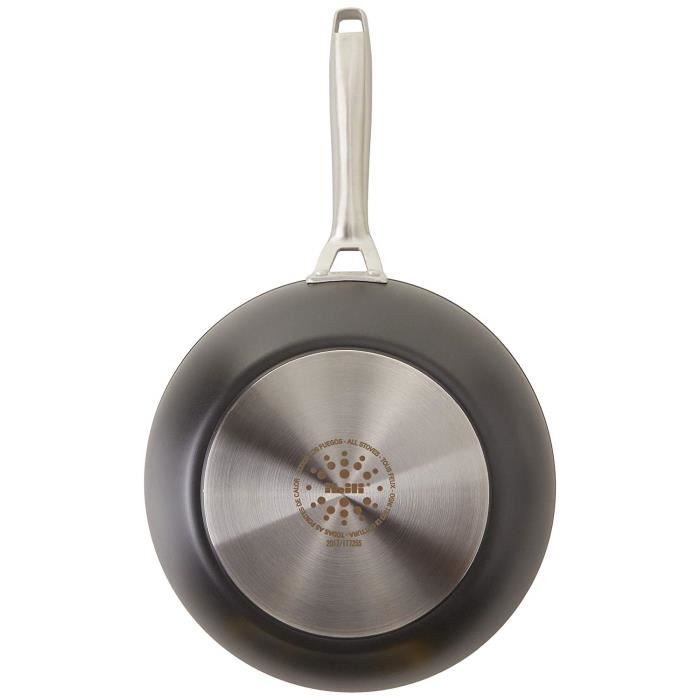 IBILI 465330 Wok Titan Aluminium, Noir, 52 x 52 x 9 cm