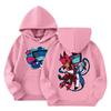 Child Fashion Lightweight Long Sleeve Pullover With Pockets  Print Hoodie