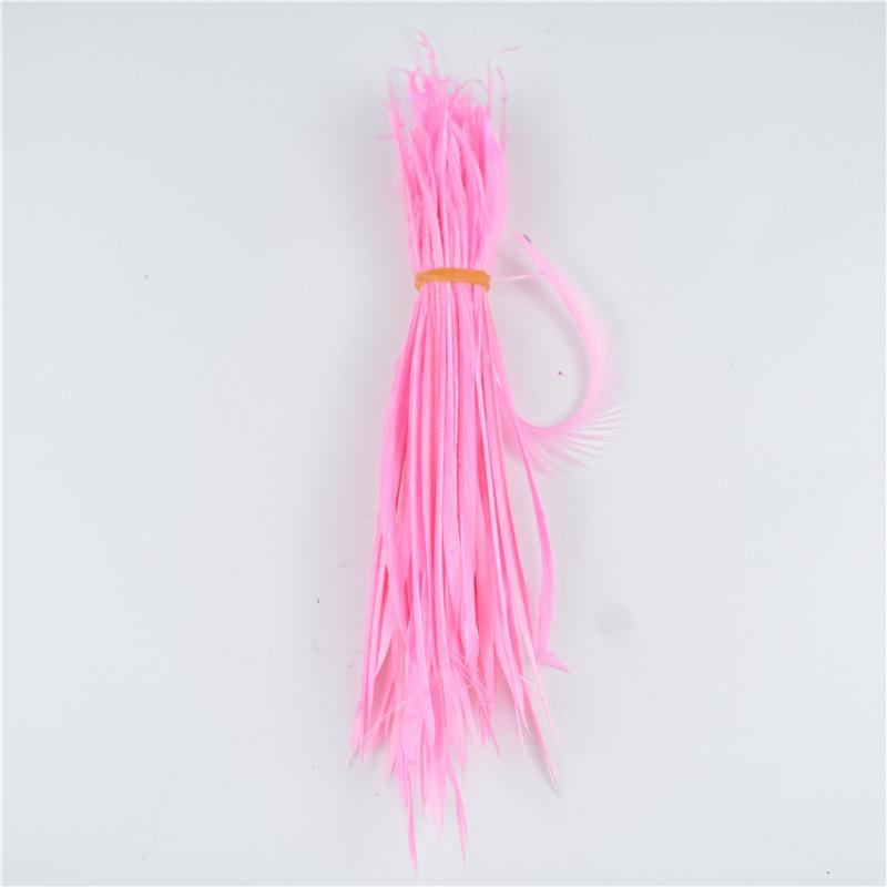 Färgade Naturliga Gåsfjädrar För Hårhantverk Fjädrar För Smyckestillverkning Flugbindningsmaterial Dekoration Karneval Drömfångare