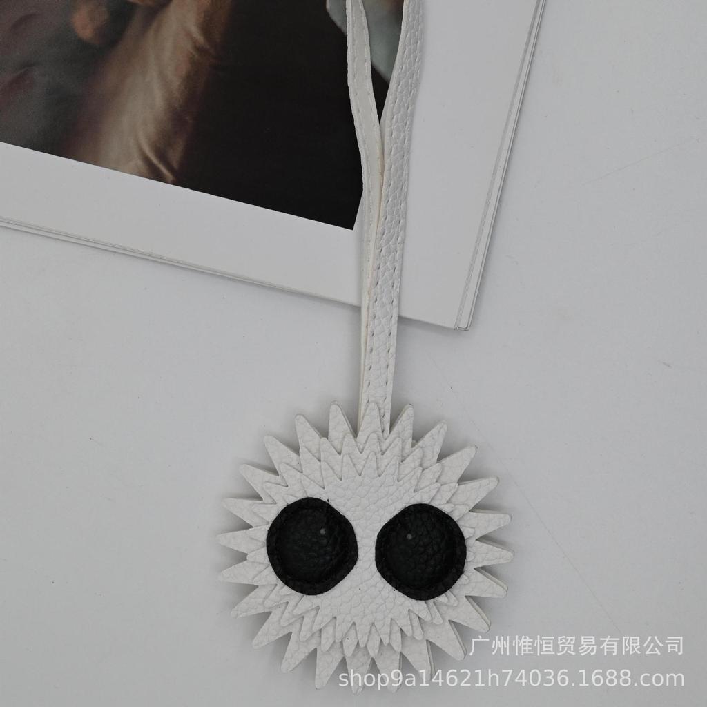 Black Briquettes Hand-made Microfiber Key Bag Pendant Gift Personality Simple Female Fashion Ugly Small Briquettes