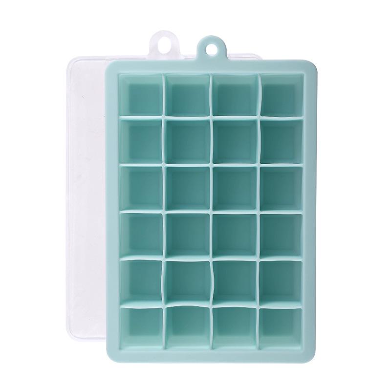 24-Grid DIY Silicone Ice Cube Tray Mold for Homemade Ice Cubes