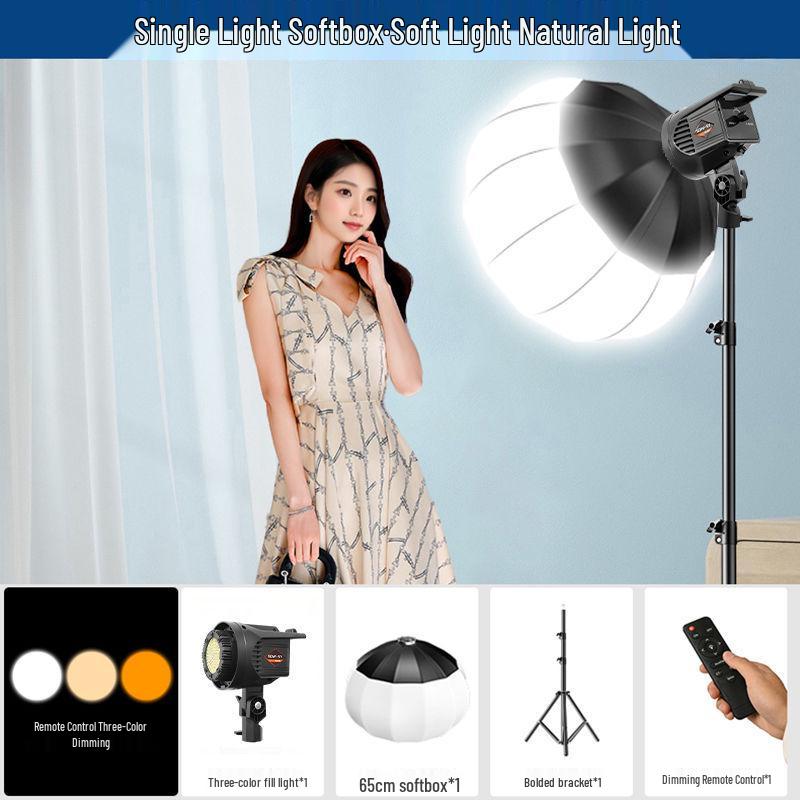 Professional Deep Throw Softbox Light for Photography & Live Streaming