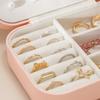 Multi-layer Earring Storage Case PU Leather Ornaments Storage Case Jewelry Box  Women's Jewelry