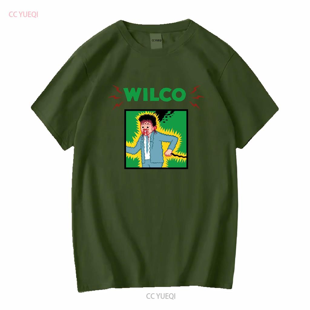 T-shirt Wilco Tour Band Rare Pour Fan Coton Toutes Tailles S à 5XL Basique Vintage Lavé Étiré Streetwear Homme Mode Polyvalent