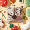 Cushion Cover Plush Fabric Soft DoubleSided Printed Sofa Warm Winter Home Gift Pillow Cover PPuella MMagi Madoka Magica