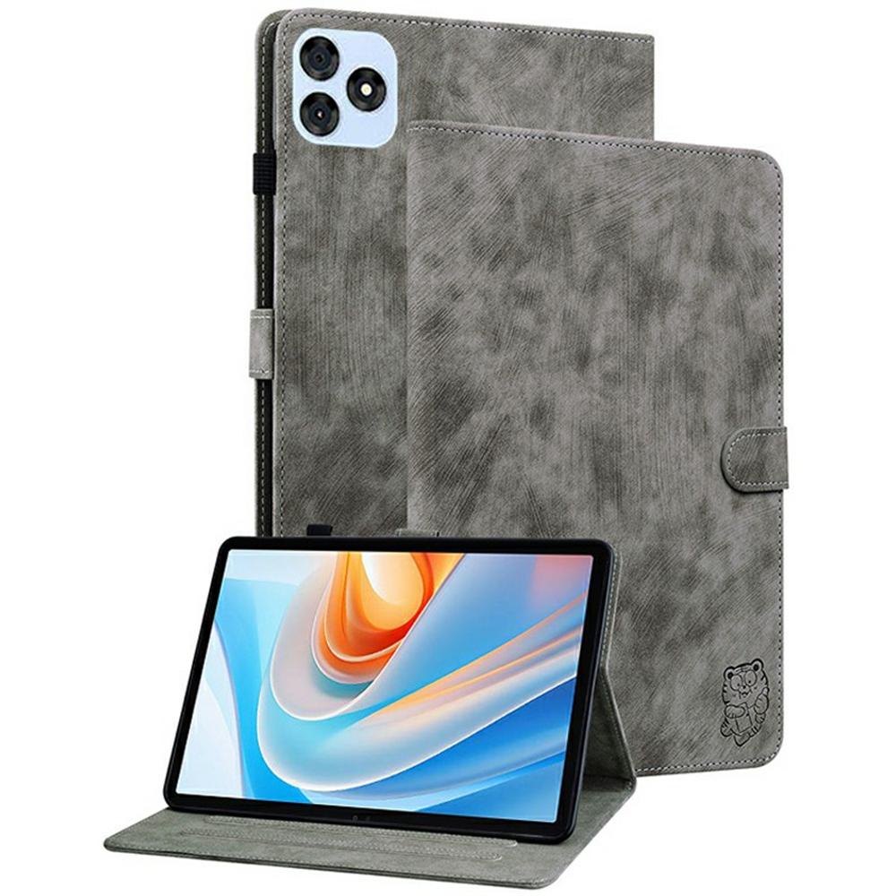 Für itel Vistatab 30 Hüllen Tigeraufdruck Kratzfestes PU-Leder Tablet-Hülle