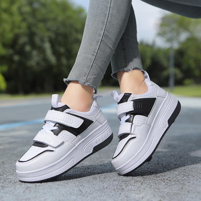 Unisex Double Wheel Roller Skate Shoes 40
