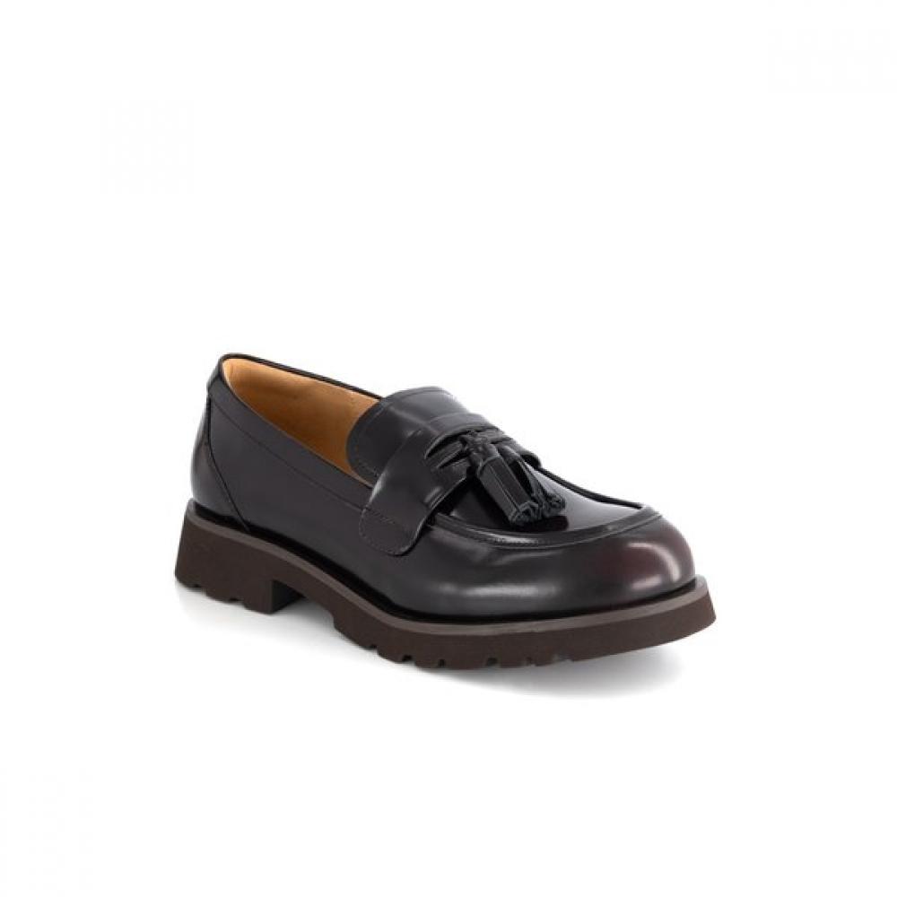 

DakS Women S ShoeS 5cm Semi dreSS taSSel Detail Chunky Loafer Drf505Ba22 Dark B 225/True Night (BA22)