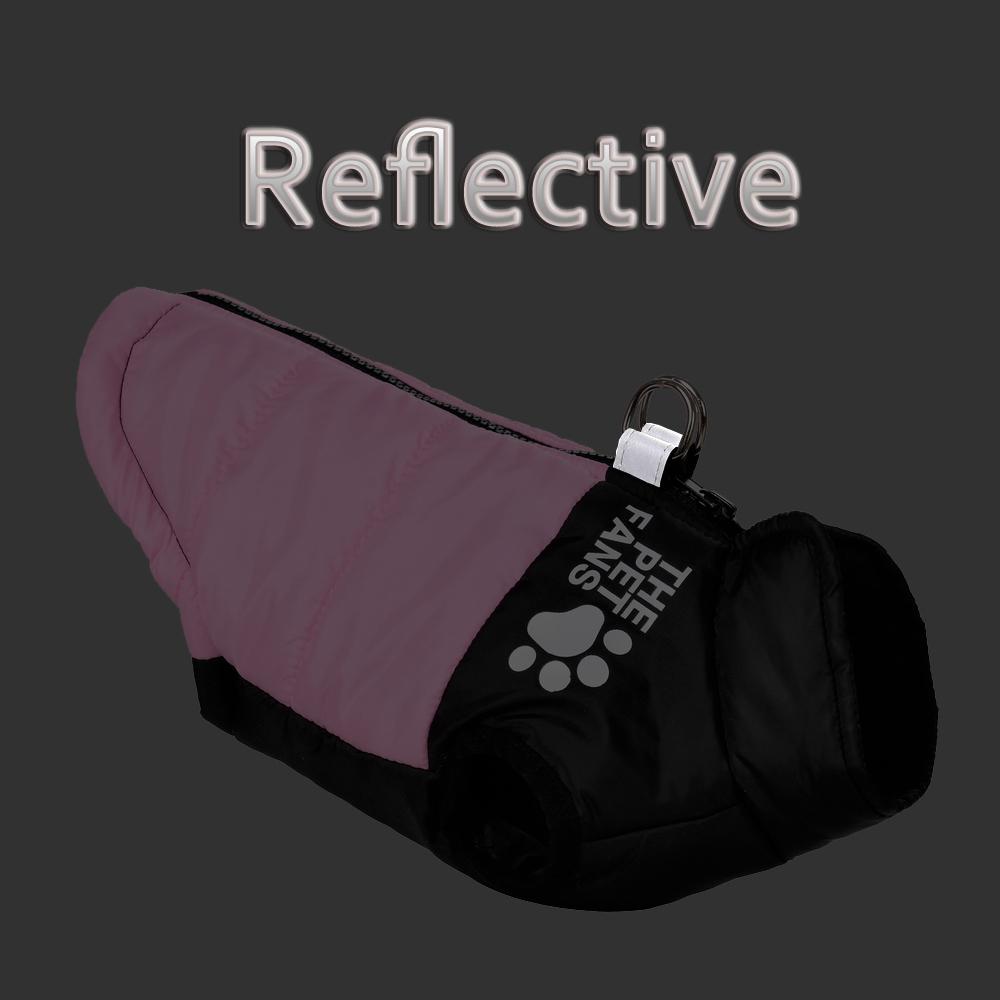 Warm Dog Jacket Winter Windproof Puppy Clothes For Small Medium Dogs With D-ring Reflective Chihuahua Schnauzer Pet Costume Coat