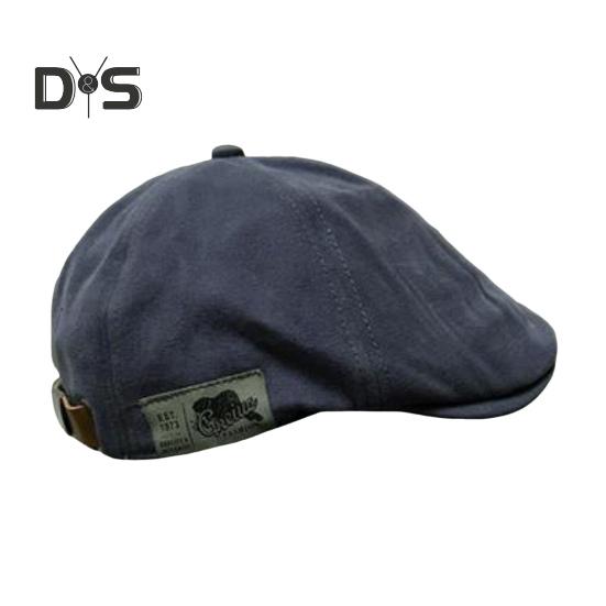 

Унисекс Продвинутая шляпа Винтажная регулируемая шляпа газетчика с короткими полями Однотонная уличная кепка в стиле хип-хоп для мужчин и женщин Осенняя кепка для работы на открытом воздухе для отдыха с козырьком синий