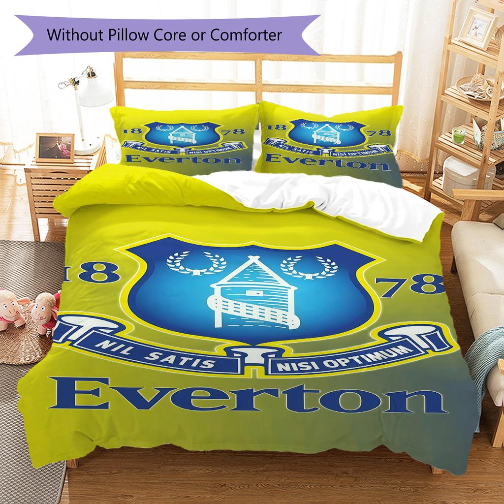 The Toffees logo  Bedding Quilt Set Quilt Cover Pillowcase Home Decoration Birthday Gift (1 * duvet cover + 2 * pillowcase, without core)