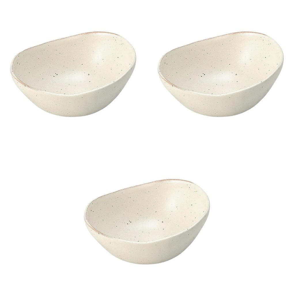 Set of 3 Orge Delica 18cm Pickle Bowls X X Oval Bowl Setomonohonpo [17.5 14.5 7.4cm]