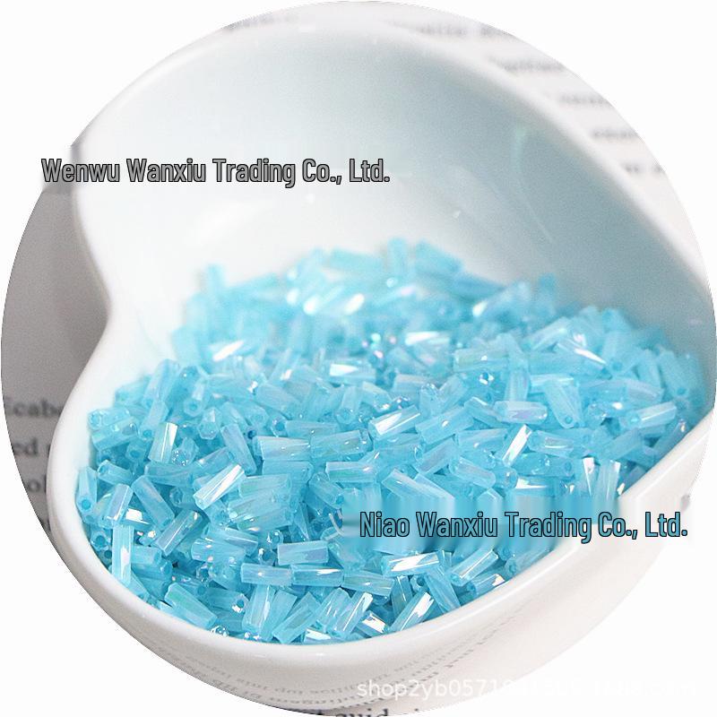 Creamy Cloud Spiral Twist Glass Beads for DIY Bracelets & Necklaces
