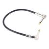 6.35mm Effect Cable Noise Suppression Metal Core Right Angle Plug Guitar Patch Cable Pedal Cord