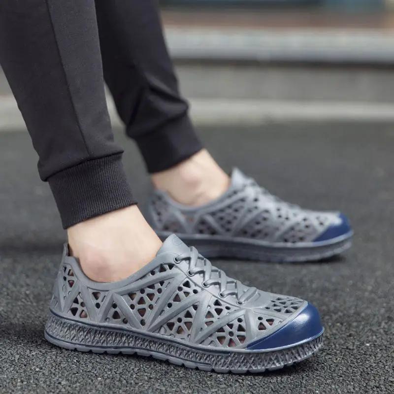 Fashion Ultralight Men's Sandal Hole Shoes Outdoor New Arrival High Quality Number 41 Expensives Summer 2025 39 Japanese Pvc Male Shoe