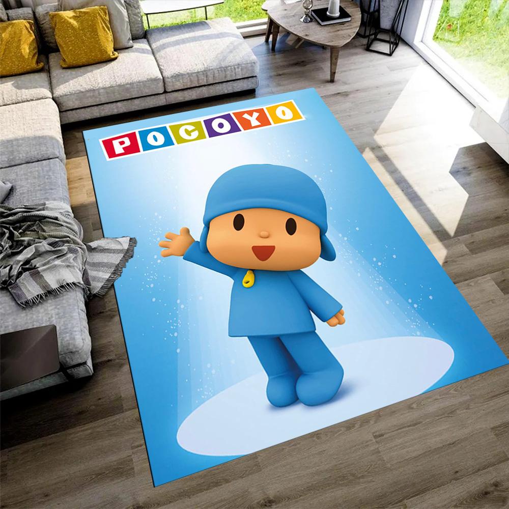 Pocoyo Area Rug Suitable for Hallway Entryway Dormitory Study room Antislip Carpet Anime Office Decor Birthday/Christmas Gift