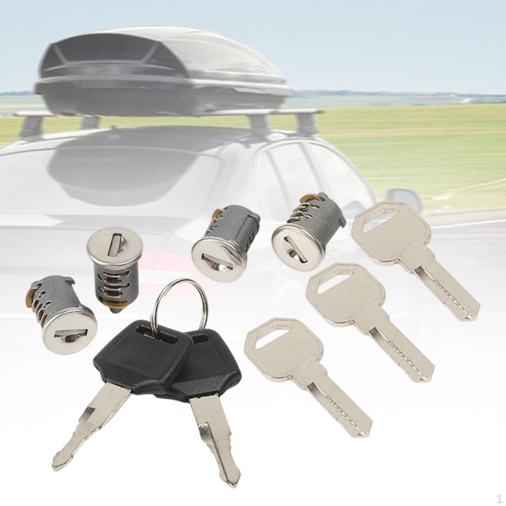 Car Roof Core Modified with Key Multipurpose Zinc Alloy Fixed Lock Cylinders for Ski Racks Kayak