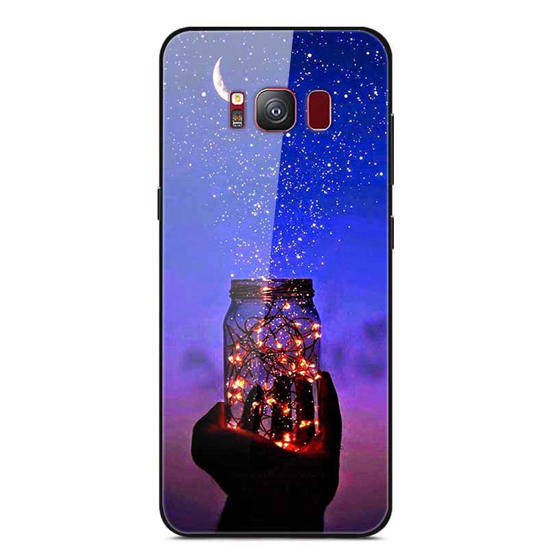 Glass Back Cover For Samsung S8 Plus Phone Case S8Plus Hard Tempered Glass Case For Samsung Galaxy S8 Plus Case S 8 Soft Edge