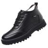 Men's cotton shoes men's winter velvet warm leather shoes casual middle-aged dad shoes thickened leather shoes
