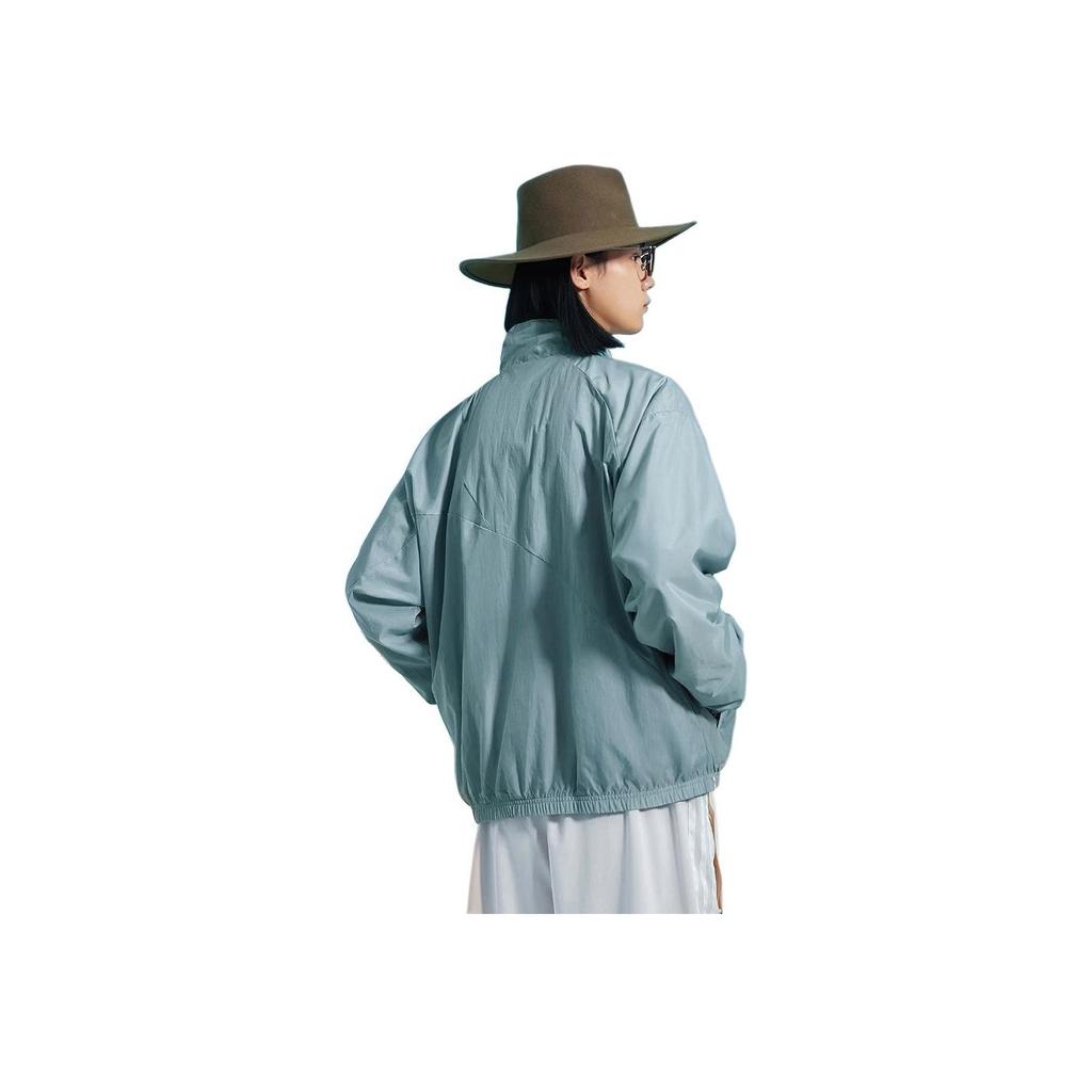 Adidas Originals Trefoil Colorblock Stand Collar Jacket Men Outerwear Light-Blue HC4511