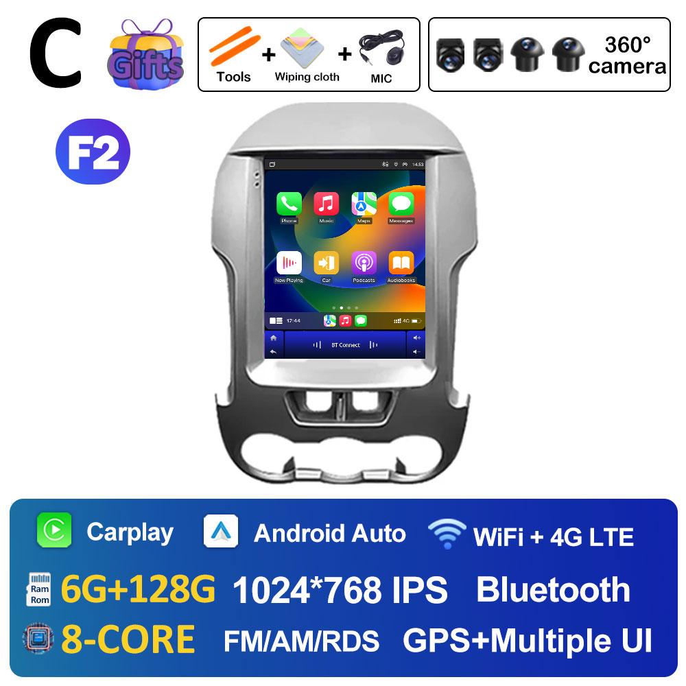 Intelligent System Wireless Carplay For Ford Ranger 2012 2013 2014 2015 Bluetooth Autoradio Cooling fan Touch Screen 4G No 2 din
