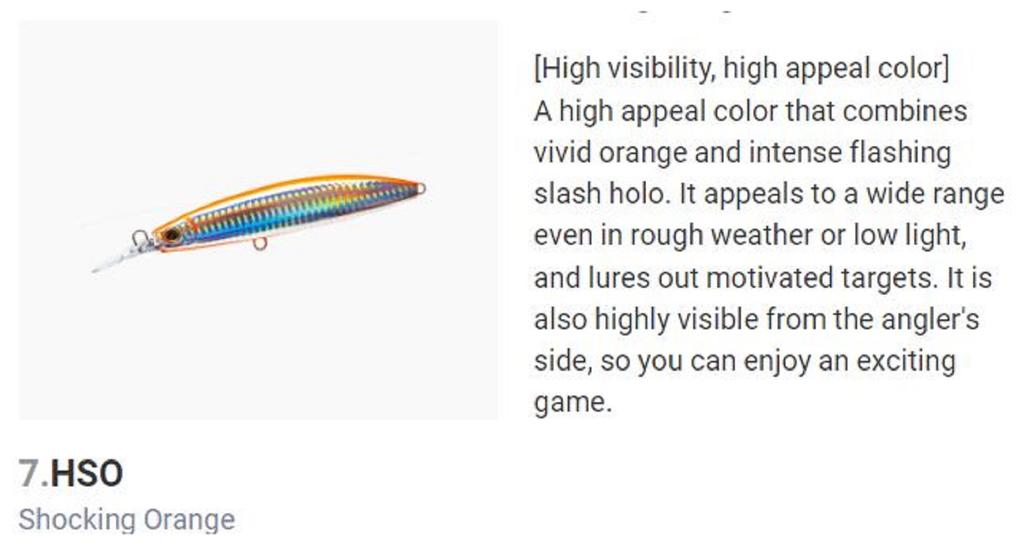 Yo Zuri Duel Hardcore Bullet Fast 100 mm Sinking Lure F1242-HSO (7451)