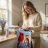 Quilted Laundry Storage Basket, And Suitable For Storing Dirty Clothes.
