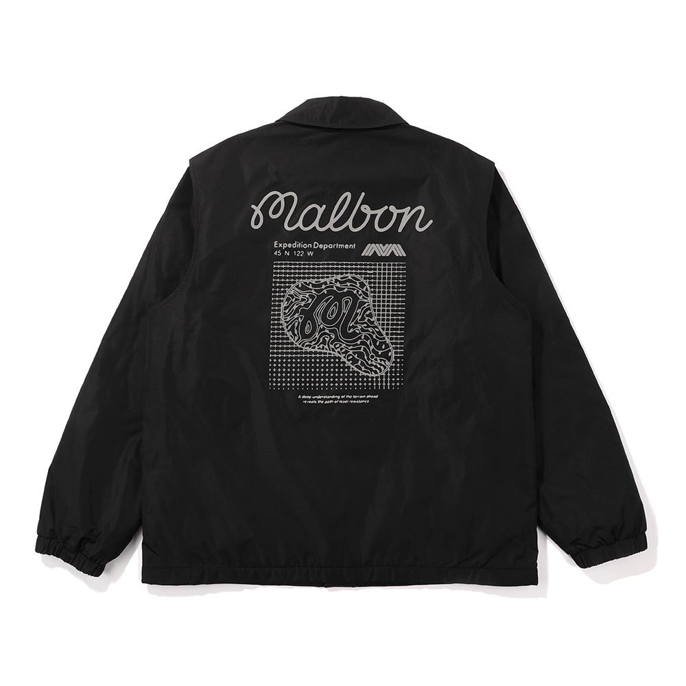 Malbon Golf Coach Padded Jacket Black (Man)