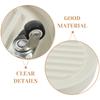 Plateau Rond Mobile Robuste pour Pot de Fleurs 19.50x15.00x3.50cm Base à Roulettes Épaissie pour Plantes avec Roues Cachées Soucoupe Anti-Goutte d'Eau pour Plantes