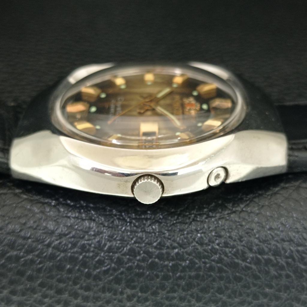 VINTAGE ORIENT CRYSTAL AUTOMATIC 46940 JAPAN MENS ORIGINAL DIAL WATCH a704956-1