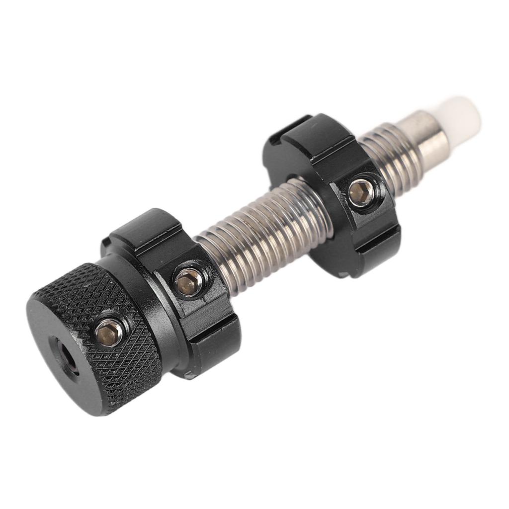 Bogenschießen Kissen Kolben Universal Aluminiumlegierung Federbelastet Recurvebogen Zubehör Schwarz