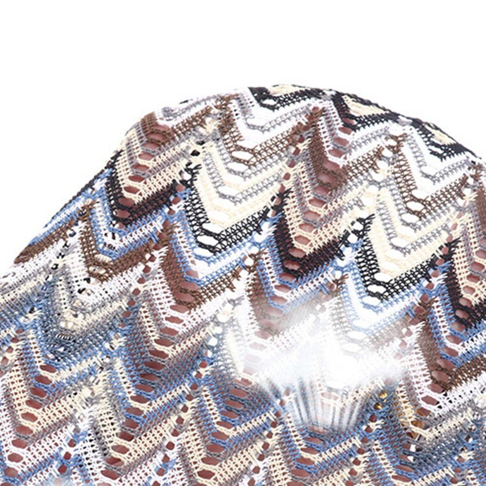 Rutschfeste Spitze Haarband Bunt Breites Seiten Kopfband Temperament Wellen Netz Stirnband Party