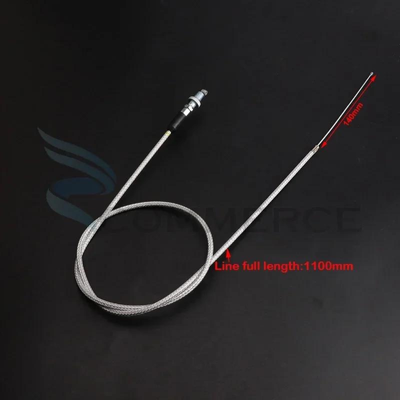 7/8   22mm Universal Handlebar CNC Aluminum Twist Throttle Grip Throttle Quick Cable for Dirt Bike Motocross ATV Moped Scooter