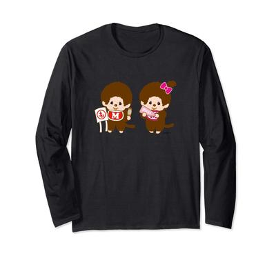 Monchhichi Grafik Langarm T-Shirt